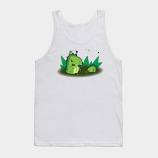 Just a Cute Swamp Monsters Black Tank Top